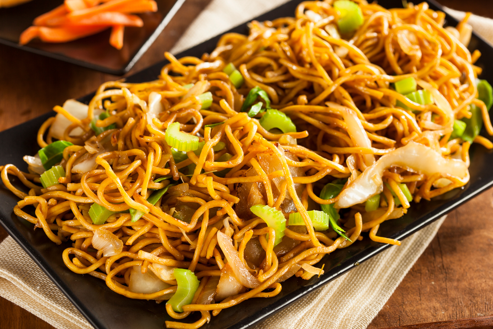 Freshly made chow mein