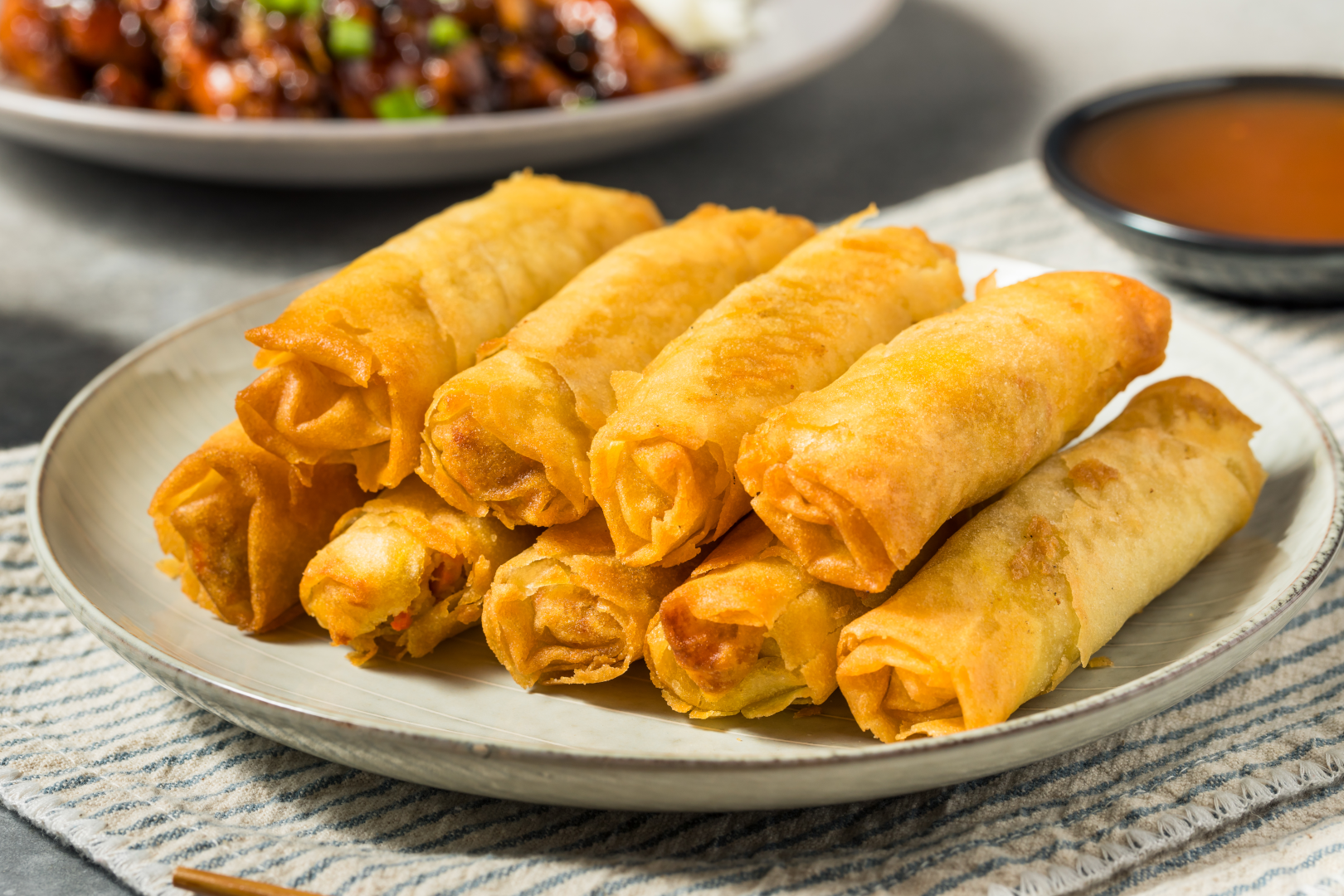 Crispy spring rolls